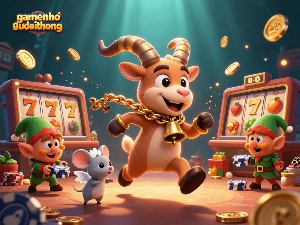 Join the excitement at gamenohudoithuong with a lively casino featuring unique characters and slot elements.