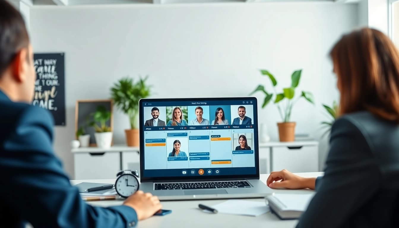 Eliminate scheduling back and forth with a diverse team in a professional virtual meeting environment.