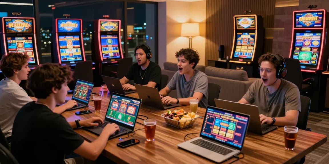 Experience online gaming with https://www.modernrussia.com/mpocash/ featuring players enjoying immersive digital slots.