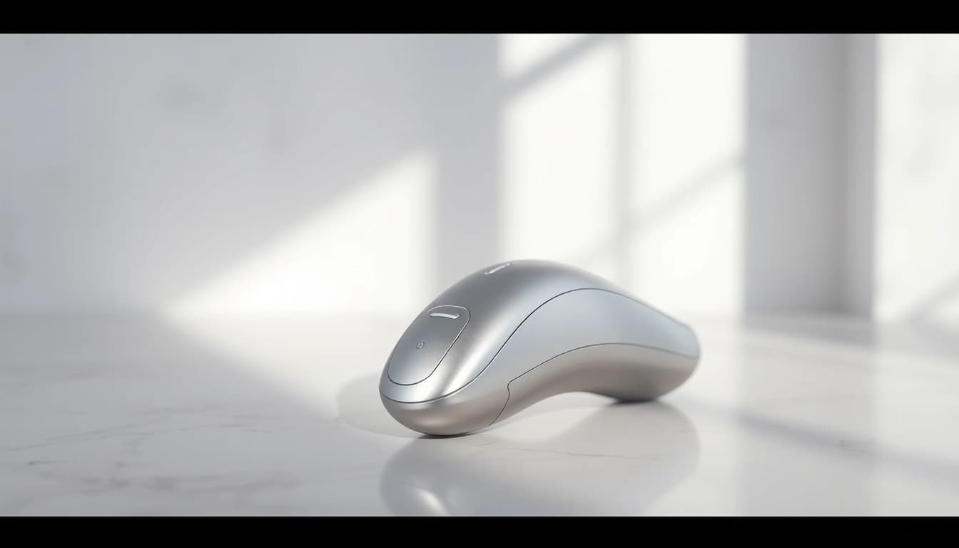 Laifentech electric shaver showcased beautifully against a marble background.