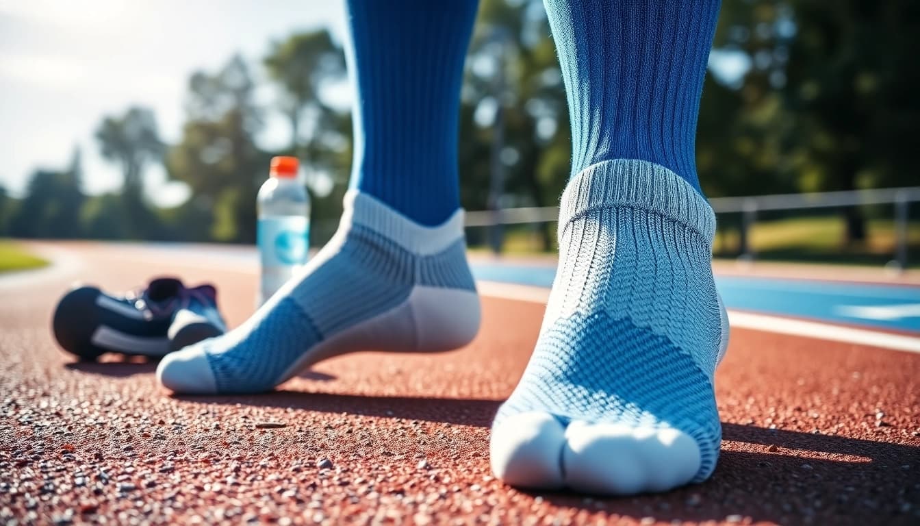 Discover breathable running socks designed for optimal comfort and performance during any run.