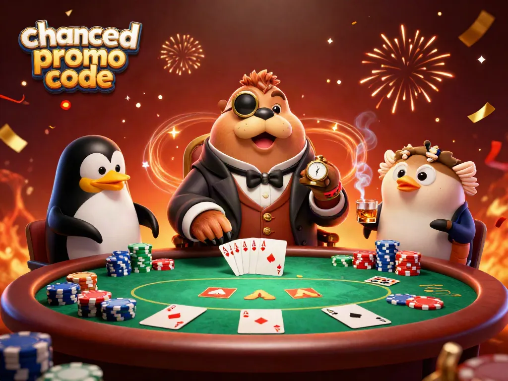 Claim free coins with chanced promo code at the underwater poker showdown.