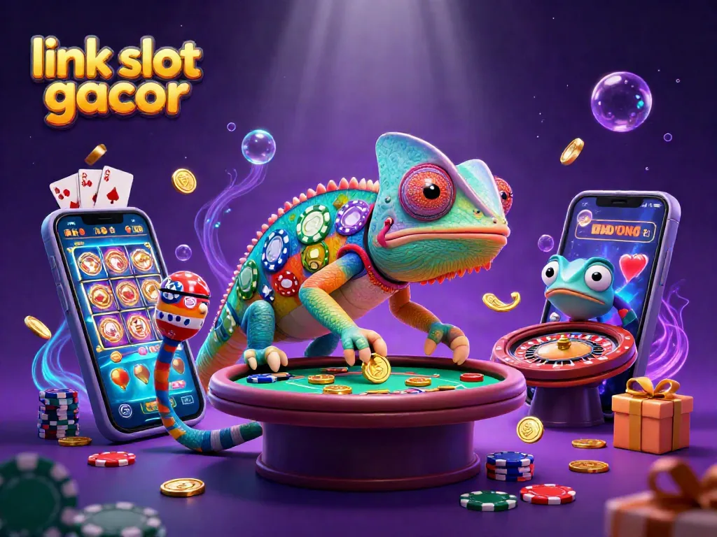 Menggunakan link slot gacor, pemilik kasino kadal yang besar menangkap koin emas di meja roulette dengan gaya.