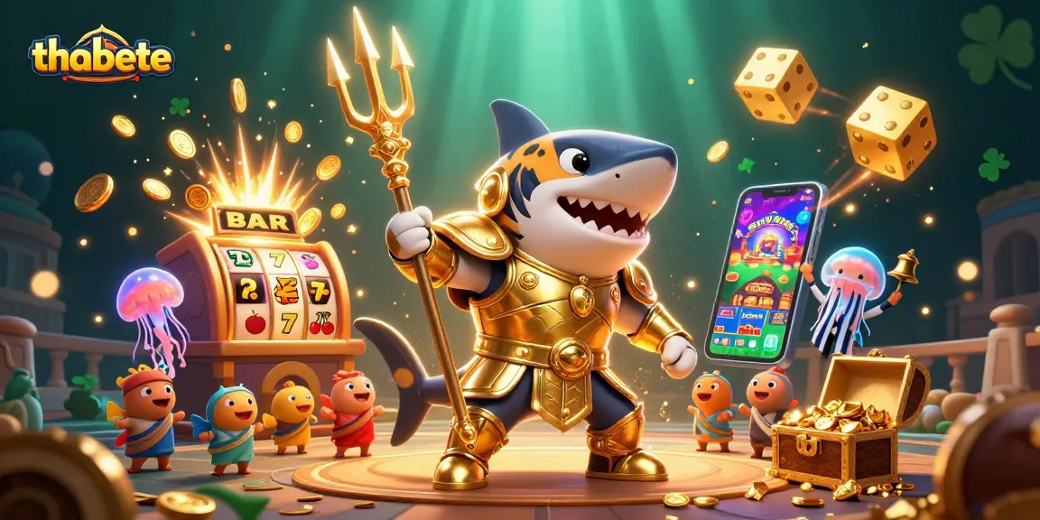 Experience thrilling wins at thabete with vibrant 3D casino action, showcasing a jackpot explosion.