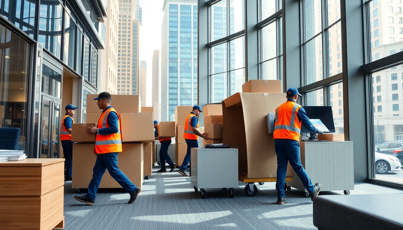 Efficient professional team providing Office Moving Services NYC with seamless transitions and urban aesthetics.