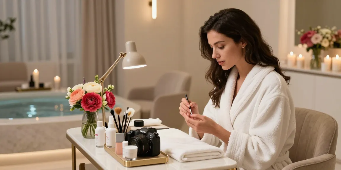 Pengalaman mewah di LUXURY 12 saat manicure dengan suasana spa yang nyaman.