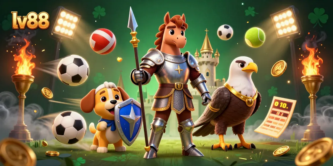Experience dynamic betting action at lv88 with thrilling games and vibrant casino elements around characters.