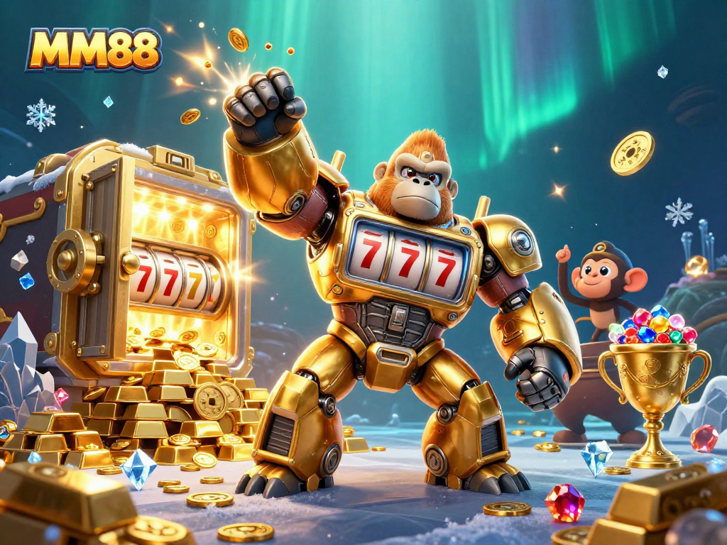 Engage in thrilling gaming at MM88 with a vibrant scene filled with treasures and excitement!