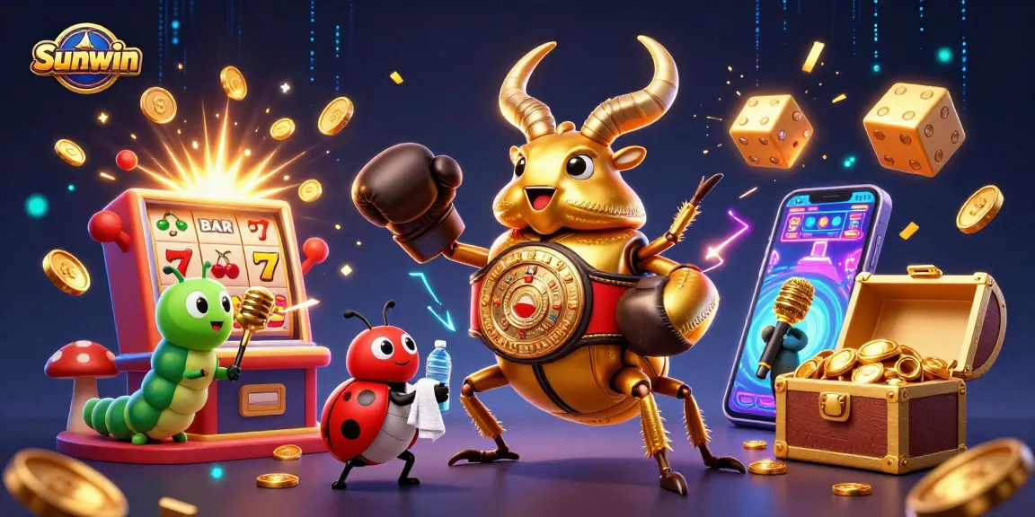 Experience thrilling wins at Sunwin with vibrant casino action featuring lively characters and games.