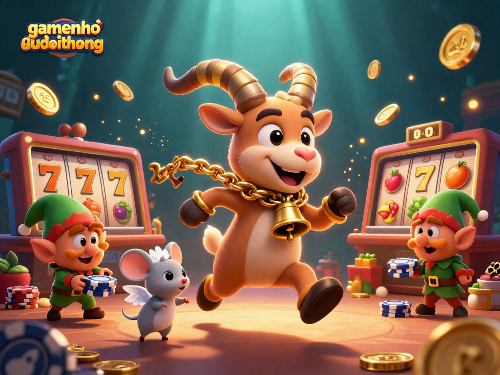 Join the excitement at gamenohudoithuong with a lively casino featuring unique characters and slot elements.