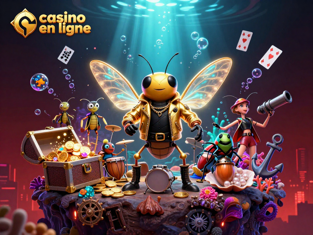 Découvrez le casino en ligne avec des jeux dynamiques et des personnages flamboyants dans un univers coloré.