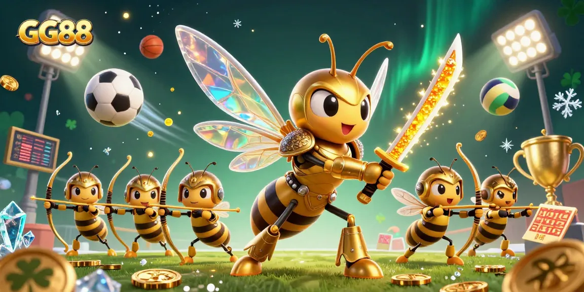 Win big with GG88 and explore exciting gambling adventures in this vibrant 3D casino scene.