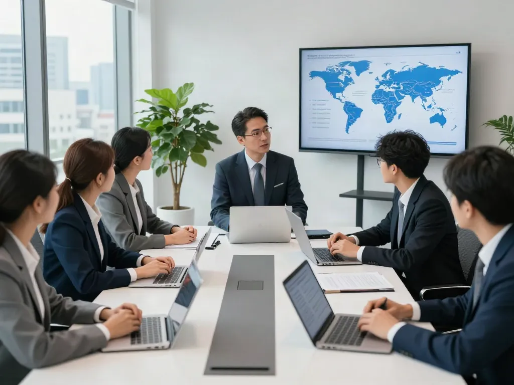 Lead Roedl legal advisors collaborating in a modern office environment.