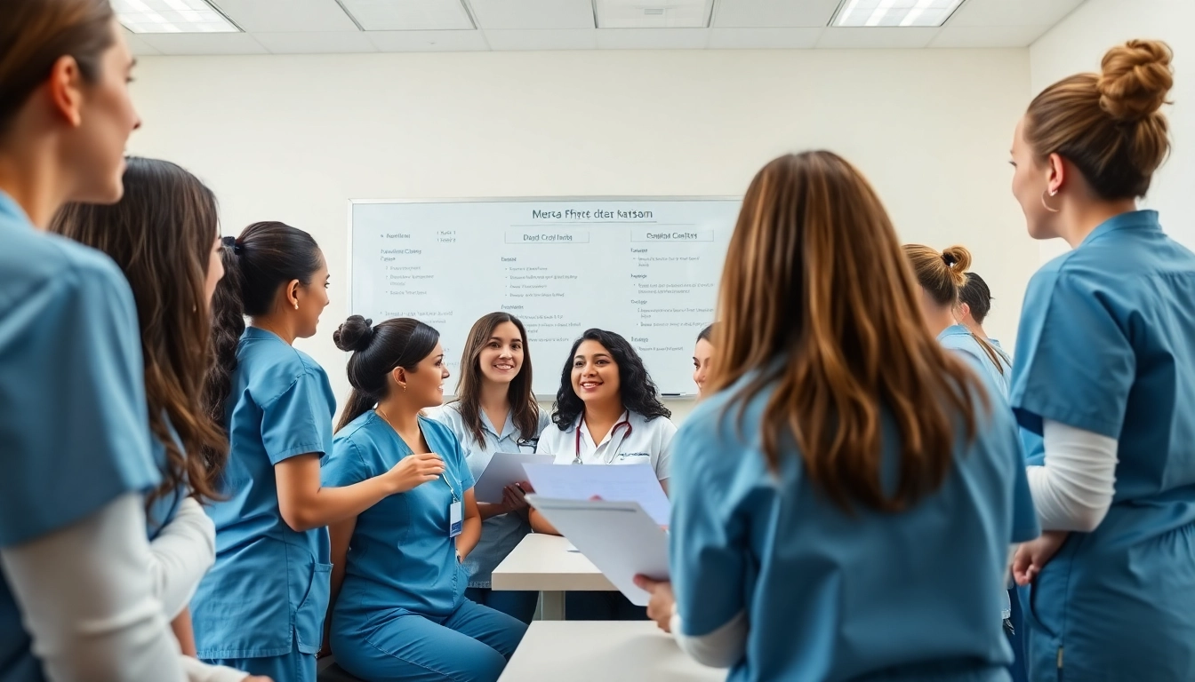 Join dedicated students in an in person NCLEX review in Houston, engaging in hands-on learning and collaboration.