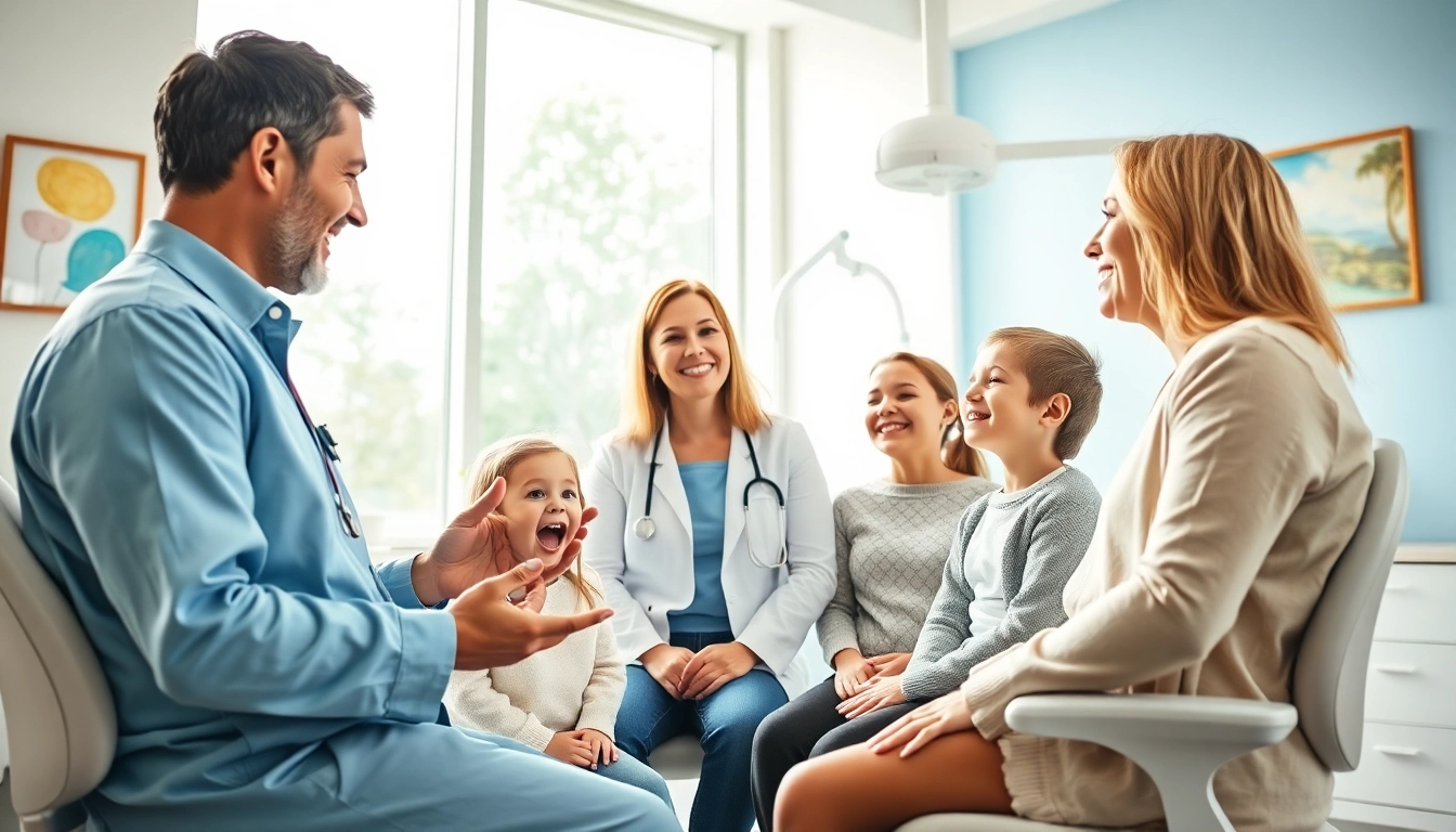 Engaging family consultation with an orthodontic near me to ensure proper dental care.