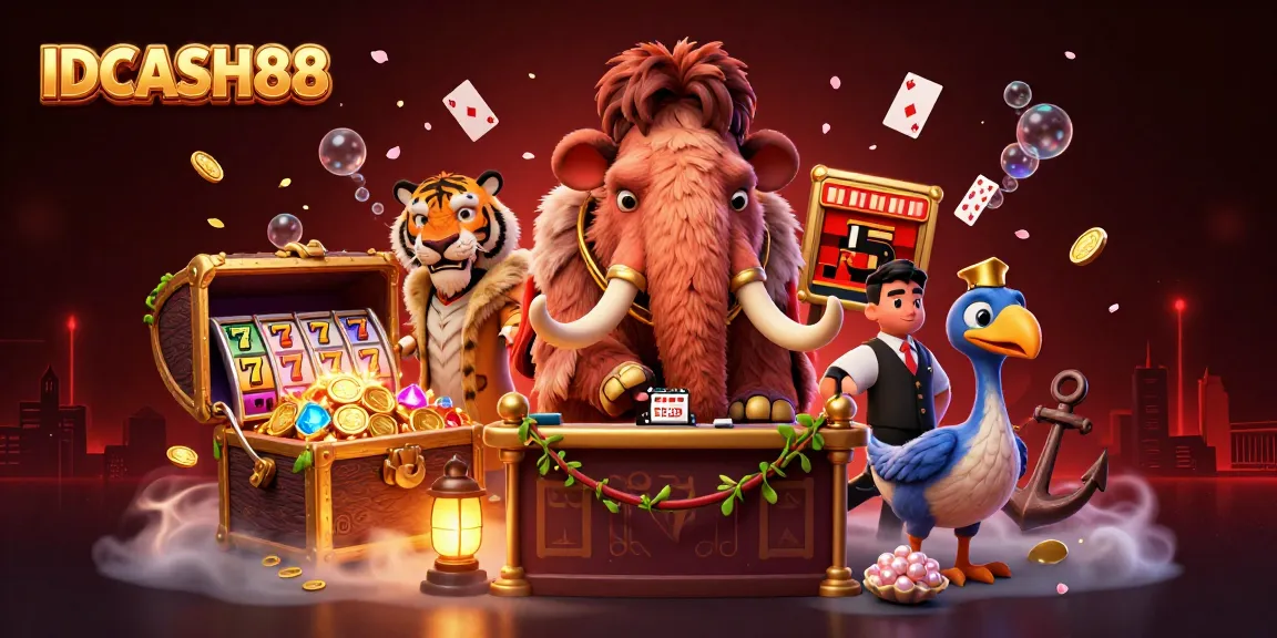 Join IDCASH88 for a thrilling casino experience featuring engaging characters and vibrant gameplay elements.
