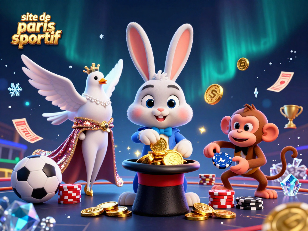 Déposez vos paris sur le site de paris sportif avec des personnages 3D magiques et des éléments de jeu captivants.