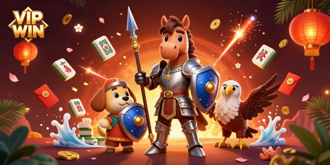 Experience exciting gameplay at VIP WIN with vibrant animation and rich casino-themed elements.