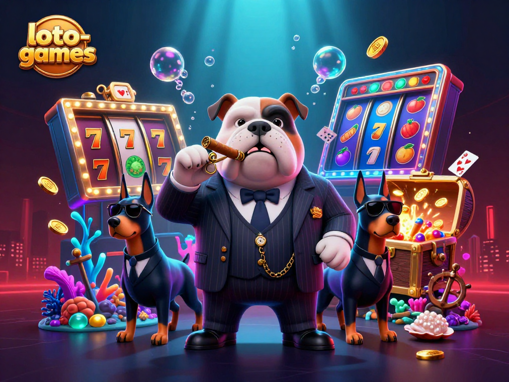 Experience thrilling games at loto-games with a mafia boss and energetic casino elements.