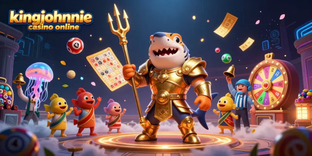 Experience the excitement at kingjohnnie casino online with a vibrant underwater lottery scene.