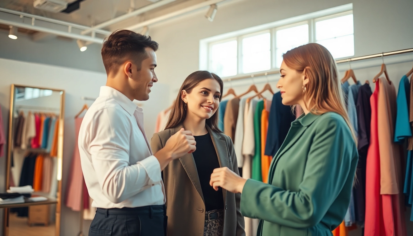 How to find my Perfect personal style with a stylist in a vibrant boutique setting.