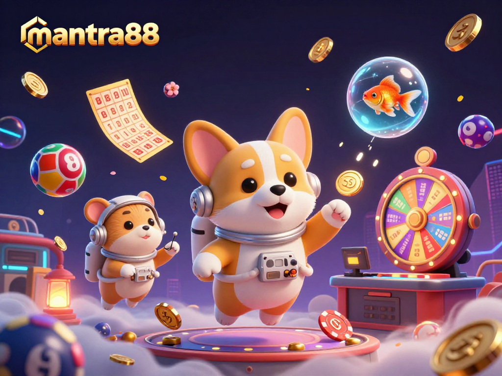 Win big with mantra88 in a space-themed casino adventure, capturing excitement and vibrant energy.