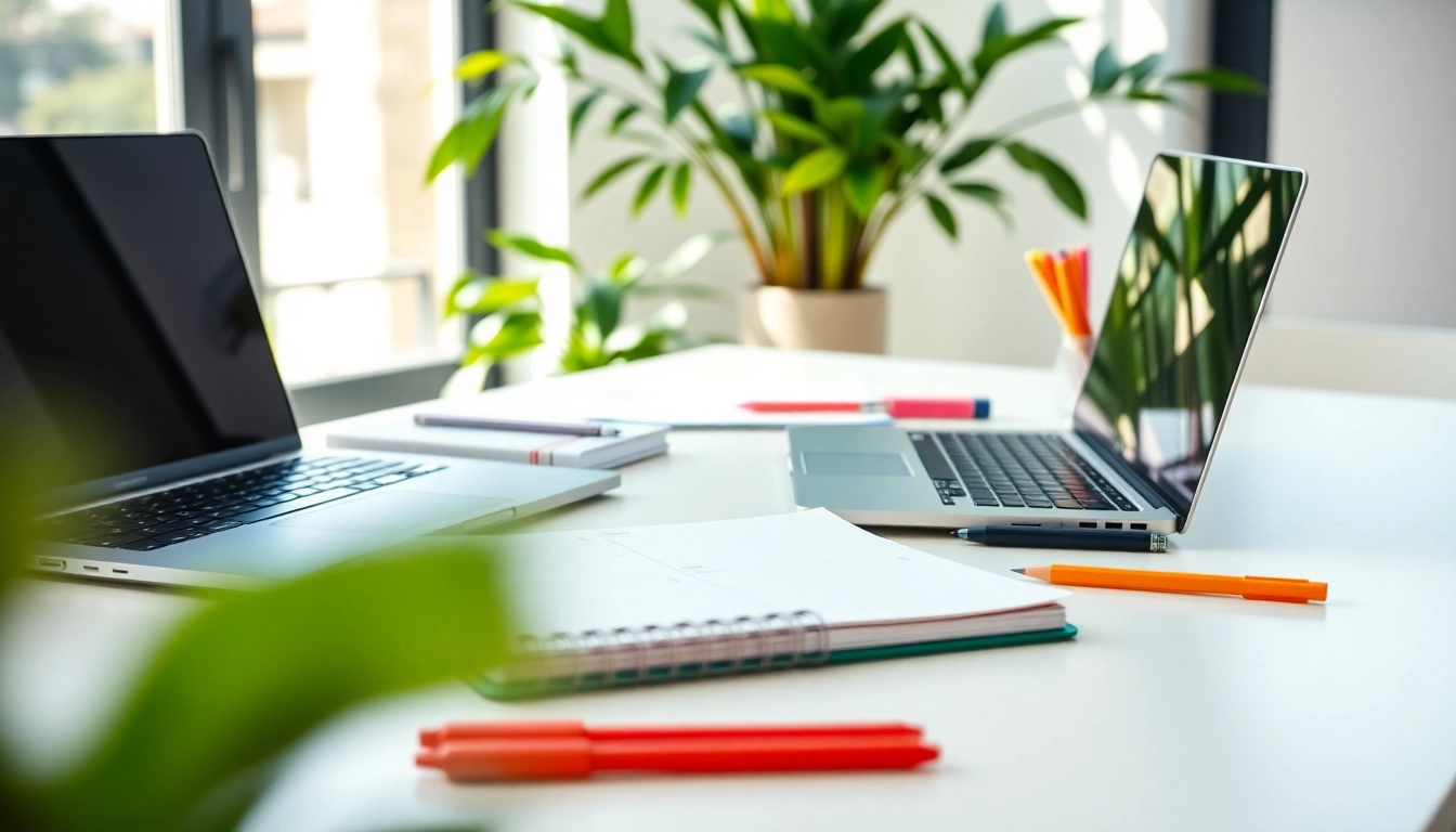 Explore effortless daily organization with a professional planner on a sleek desk.