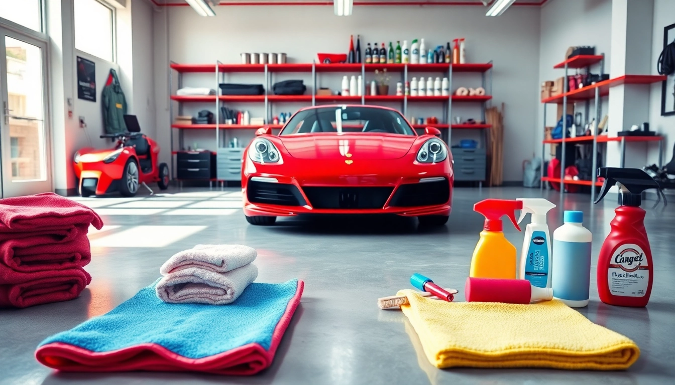 Learn how to detail a car at home with professional tools and organized supplies.