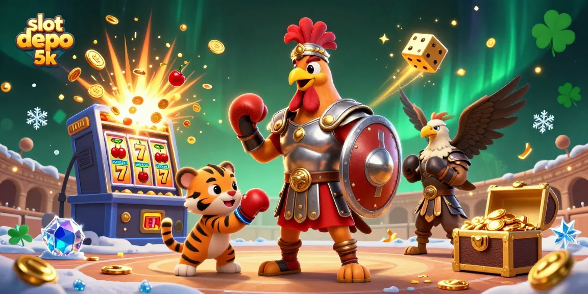 Play thrilling slot depo 5k with dynamic characters, jackpot thrills, and engaging visuals.