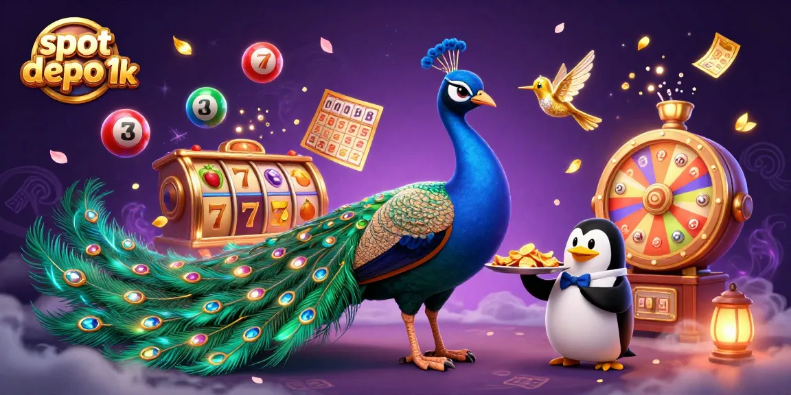 Experience the excitement of slot depo 1k with vibrant casino elements and dynamic characters.