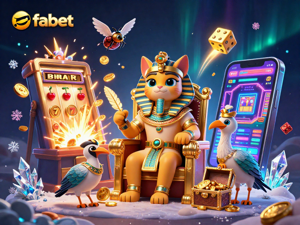 Experience exhilarating wins at fabet with vibrant 3D casino scenes and jackpot excitement.