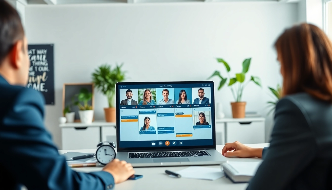 Eliminate scheduling back and forth with a diverse team in a professional virtual meeting environment.