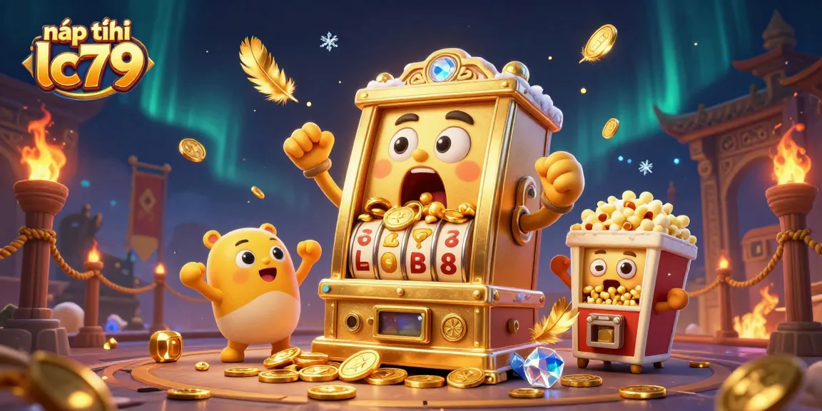 Nạp tiền lc79 và kích hoạt quà tặng từ slot machine vàng nóng, tận hưởng không khí nhộn nhịp sòng bạc.