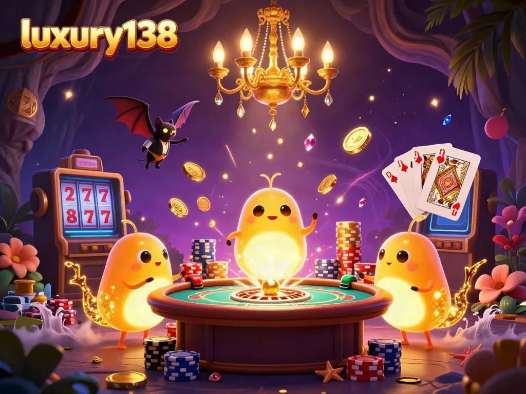 Experience the thrill of luxury138 with vibrant casino glowworms illuminating the action!