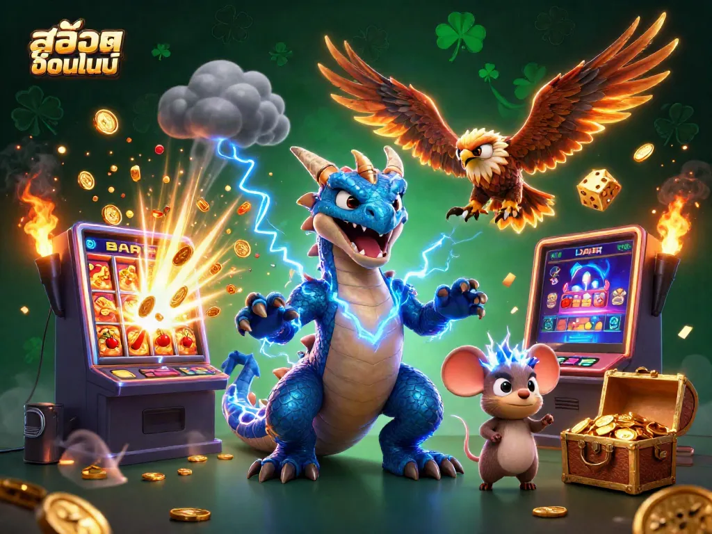 Experience the thrill of สล็อตออนไลน์ with dynamic 3D characters and vibrant casino elements!