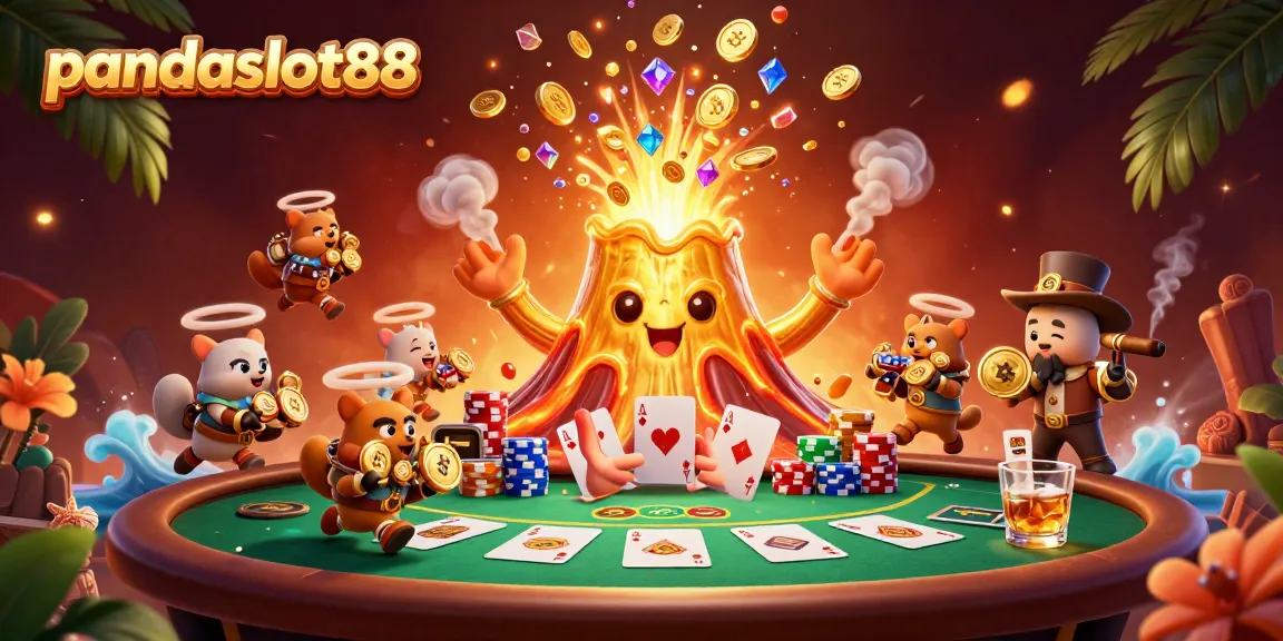 PandSlot88 menampilkan permainan slot gacor dengan mesin slot warna-warni dan harta karun melimpah.