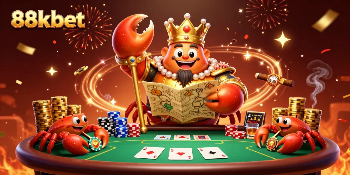 Engage with exciting gaming moments at 88kbet featuring vibrant casino elements and festive atmosphere.