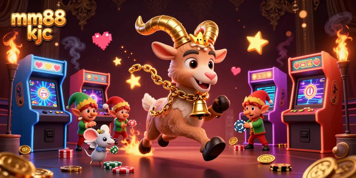 Experience excitement at mm88 kjc with whimsical characters and vibrant casino elements.