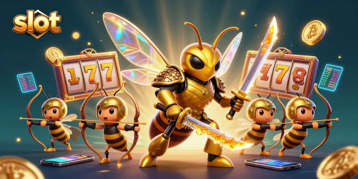 Engage with slot gaming strategies and jackpots alongside dynamic golden hornet characters.