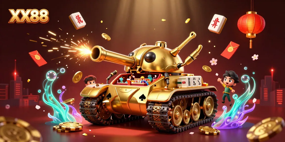 Experience exciting gameplay at XX88 with a dynamic casino environment full of vibrant elements.