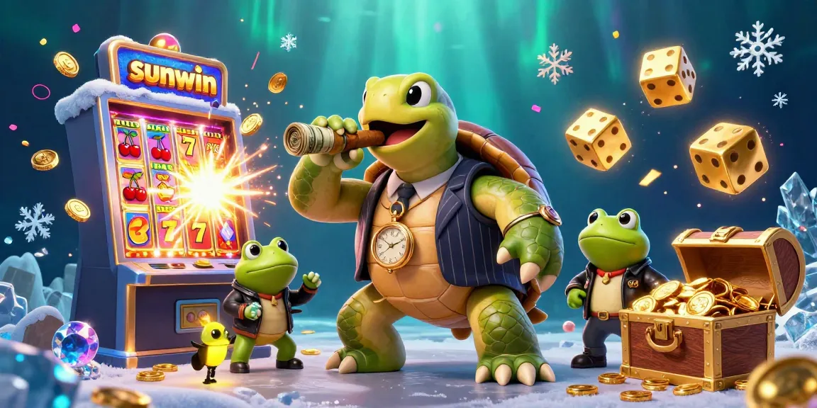 Experience thrilling gameplay with sunwin's colorful slot adventure featuring a turtle mobster!