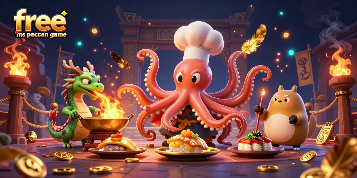 Experience the excitement of the free ms pacman game in this vibrant cinematic illustration.