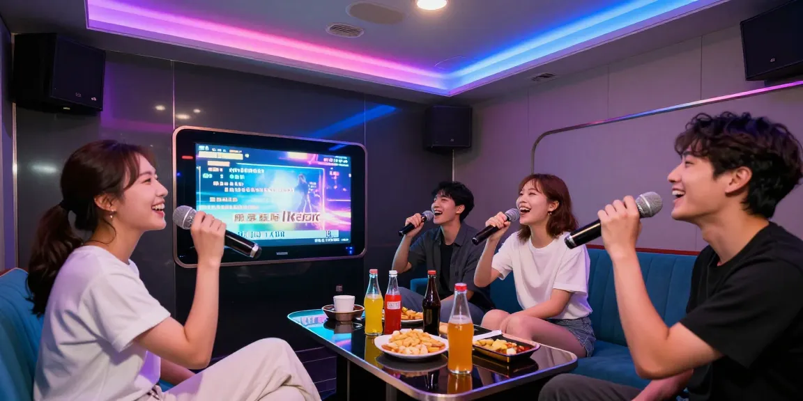 인천쓰리노의 즐거운 노래방 분위기, 친구들이 함께 노래 부르며 즐기는 장면