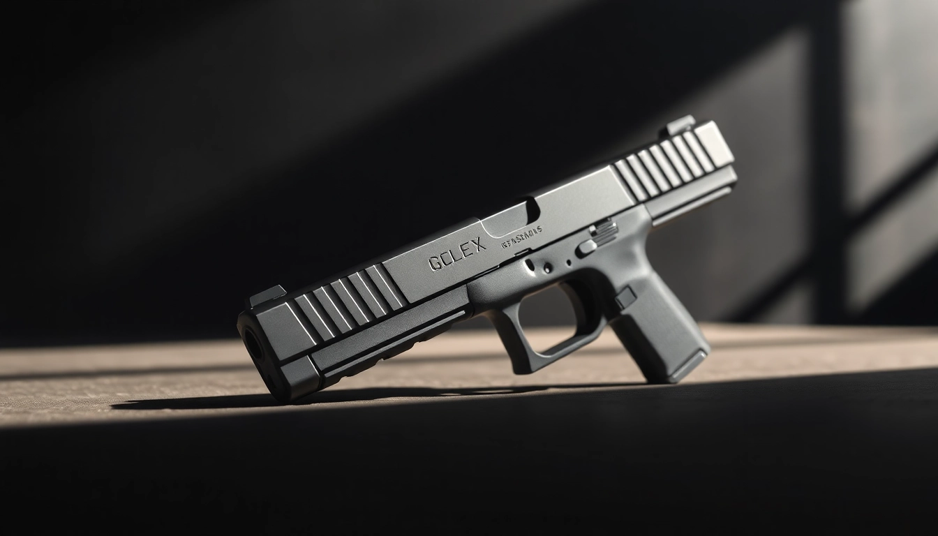 Showcase of glock 17 gen 5 slide highlighting its precision and design features.