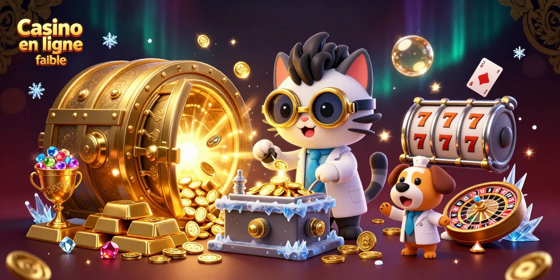 Experience the thrill at Casino en ligne fiable with a lively 3D illustration of a mad scientist cat and loyal dog creating endless gold!
