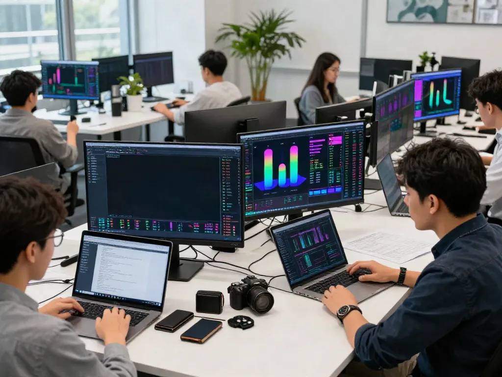Innovative crypto trading workspace featuring 美股API integration and real-time financial data analysis.