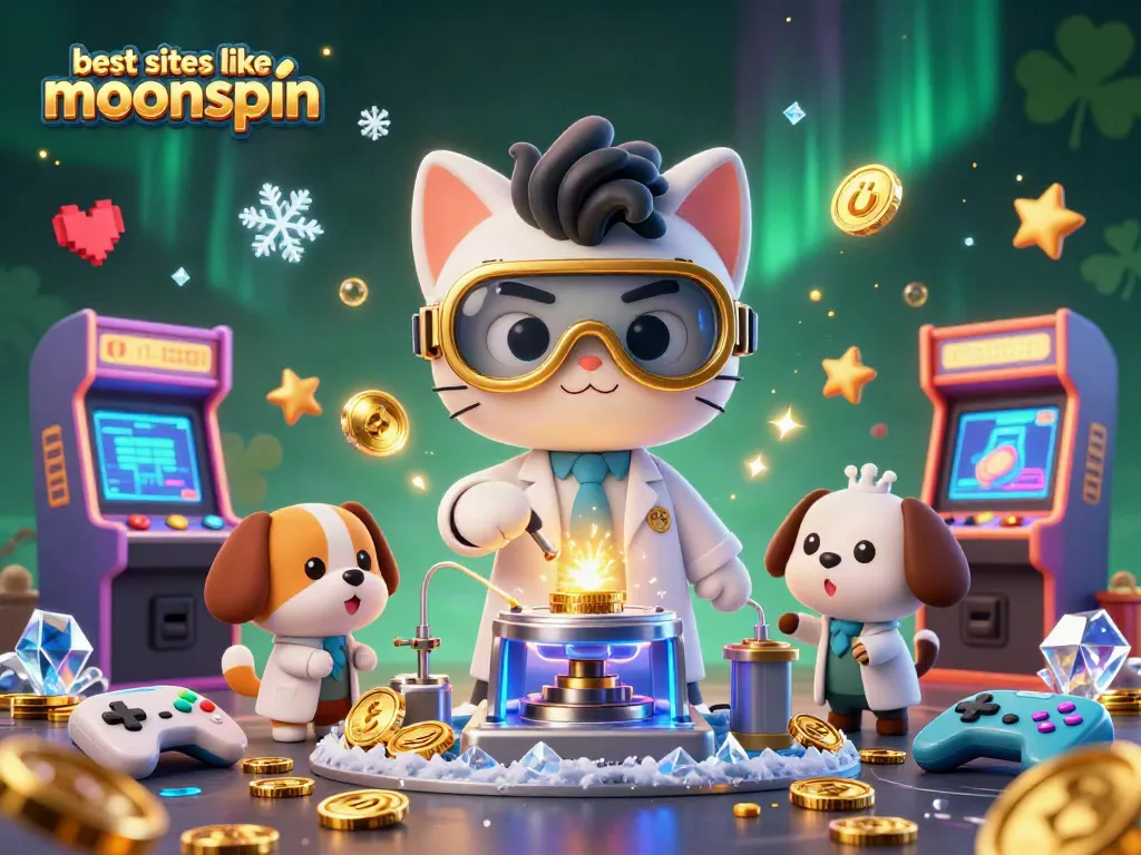 Experience gaming excitement with the best sites like moonspin, featuring dynamic elements and lively graphics.