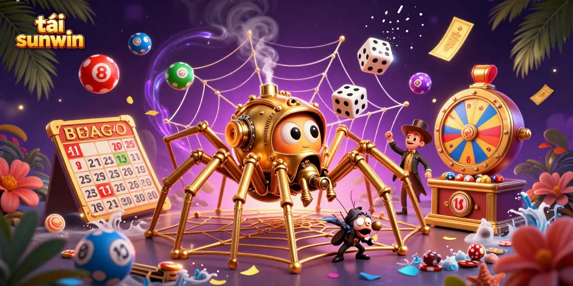 Play tải sunwin with vibrant illustrated characters in a dynamic casino-themed environment.