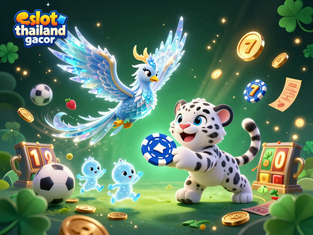 Experience the excitement of "slot thailand gacor" with vibrant characters and dynamic casino-themed elements.