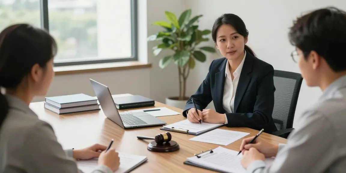 Engaging legal consultation scene focusing on family law expertise to go here.